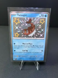 Pokemon- TCG Trading Cards Baby Shiny Greedent, Tatsugiri, Dragapult (lot3) - Image 2