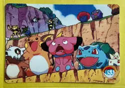 PIKACHU SURFING At the Beach Pokemon Pocket Monsters Vending Prism Sticker 1999 - Image 2