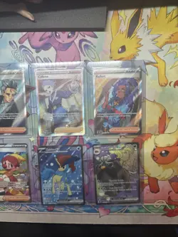 Pokemon Full Art Lot Trainers 8 Cards Mela Cyllene Raifort Palafin Keldeo NM - Image 4