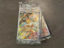Eevee Pokemon Promo Card (5x Eevee Cards) Sealed Prismatic Evolutions ETB Card - Image 3