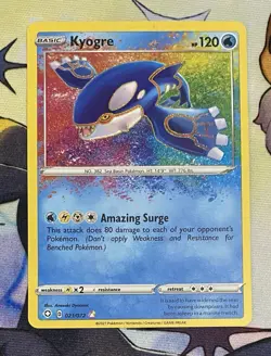 Pokemon TCG Kyogre 021/072 Amazing Rare Shining Fates NM - Image 1