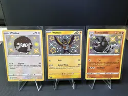 Pokemon TCG Card Lot Baby Shiny Wooloo, Wattrel, Sandaconda (lot5) - Image 1