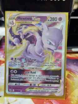Pokemon TCG Mewtwo VSTAR 031/078 Ultra Rare Near Mint Condition - Image 1