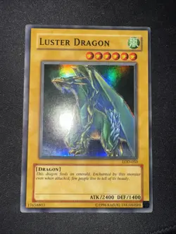 Yu-Gi-Oh! TCG Luster Dragon Legacy of Darkness LOD-050 Super Rare LP Condition - Image 1
