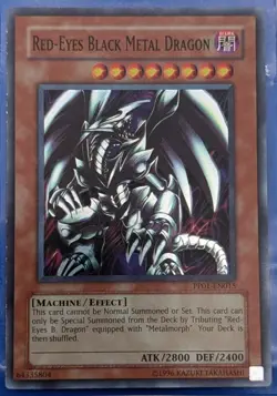 YUGIOH RED EYES BLACK METAL DRAGON PP01-EN015 SUPER RARE LPEC - Image 1