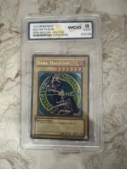 Upper Deck 2001 #SDY-006 Yu-Gi-Oh Dark Magician-Holofoil Super Rare GEM-MT 10 - Image 1