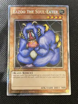 YuGiOh! - Bazoo the Soul-Eater RA03-EN111 Platinum Secret Rare 1st Edition NM - Image 1