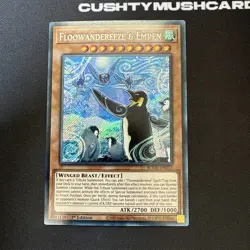 YUGIOH FLOOWANDEREEZE & EMPEN SECRET RARE BODE-EN017 1ST EDITION - Image 2