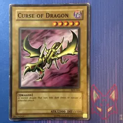 * Yu-Gi-Oh! - MP - Curse Of Dragon - SDY-008 - Vintage English (US Seller) - Image 1