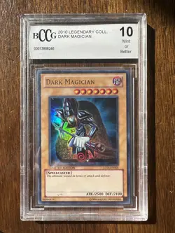 Yu-Gi-Oh Dark Magician 2010 Legendary Collection BCCG Graded 10 Limited Edition - Image 1