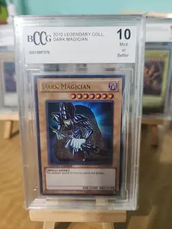Yugioh Dark Magician LC01-EN005 - BCCG Graded 10 Mint - Image 1