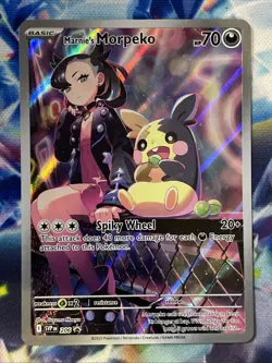 Marnie’s Morpeko 206 Sv: Scarlet & Violet Promo Cards Holo NM BOX FRESH - Image 1