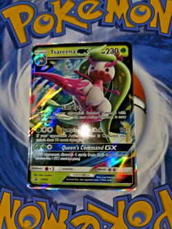Pokemon TCG Tsareena GX SM56 Sun Moon SM56 Holo Promo Promo CCG Card - Image 1