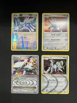 Pokemon Card Collection Lot HITS Wotc Full Arts Holos Arceus Lv. X Dialga - Image 2