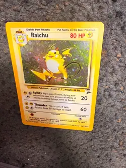 Raichu Pokemon card - Good Condition - Image 2