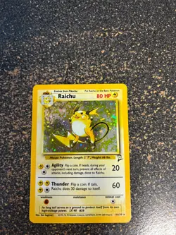 Raichu Pokemon card - Good Condition - Image 5