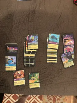 66 Card Lot Of Disney Lorcana Reign of Jafar Read Description For Card List! - Image 1