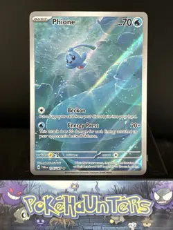 Pokemon Card Phione 175/167 Twilight Masquerade Illustration Rare Near Mint - Image 1
