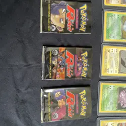 Pokemon Team Rocket Booster Packs OPENED and Cards Set - Image 2