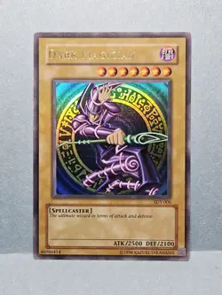 Yu-Gi-Oh Dark Magician SDY-006 Ultra Rare Holo Card LP Condition 2002 - Image 1