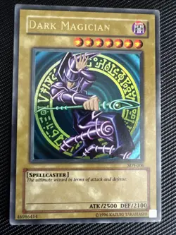 Yu-Gi-Oh Dark Magician SDY-006 Ultra Rare Holo Card LP Condition 2002 - Image 1