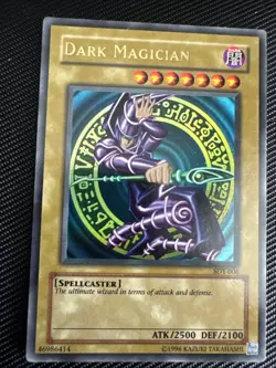 Yu-Gi-Oh Dark Magician SDY-006 Ultra Rare Holo Card LP Condition 2002 - Image 3