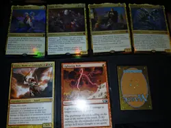 Mtg X6 Oversized Promo Jumbo Cards Used All Shown Included Magic The Gathering - Image 1