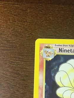 Ninetales 12/102 Holo Rare Base Set Pokemon Card 1999 Black Flame - Image 3