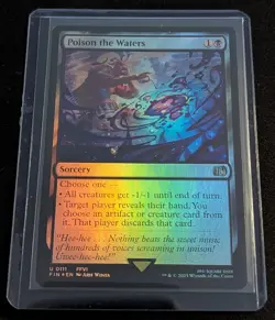 MTG - Poison the Waters FOIL - Final Fantasy - Pack Fresh!! - Image 2