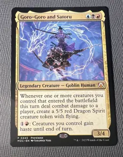 MTG Goro-Goro and Satoru (445/542) March of the Machine Commander NM - Image 1