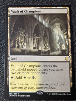 MTG Vault of Champions Commander Legends EDH Non-Basic Land NM/M - Image 1