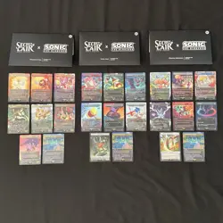 Magic The Gathering Secret Lair x Sonic Foil Bundle Chasing Adventure Turbo Gear - Image 1