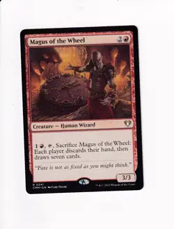 2023 MTG MAGIC THE GATHERING COMMANDER MASTERS MAGUS OF THE WHEEL - Image 1