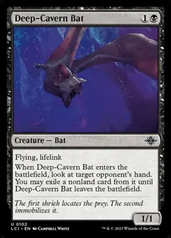 Deep-Cavern Bat - Foil LCI LP MTG - Image 1