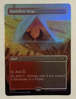Sunbillow Verge Borderless Foil - Aetherdrift MTG Magic the Gathering - Image 1