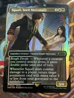 MTG - 1x Squall, SeeD Mercenary - Standard Showdown Final Fantasy Promo NM - Image 1