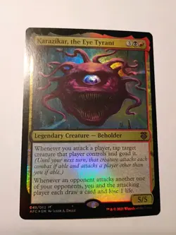 Karazikar, the Eye Tyrant Commander: Adventures in the Forgotten Realms Foil - Image 1