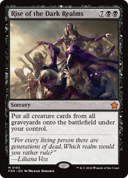 x1 Rise of the Dark Realms FDN Foundations MTG 183 MYTHIC M/NM 1x - Image 1