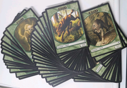 MTG Wolf Token x 53 Lorwyn (22) Shadowmoor (14) Zendikar (17) NM/M Unplayed Bulk - Image 1