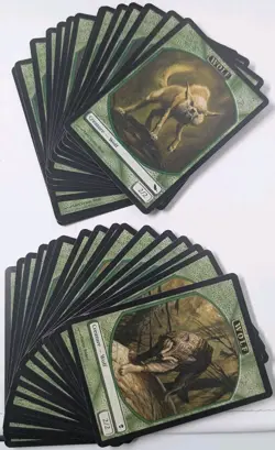 MTG Wolf Token x 53 Lorwyn (22) Shadowmoor (14) Zendikar (17) NM/M Unplayed Bulk - Image 3