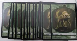MTG Wolf Token x 53 Lorwyn (22) Shadowmoor (14) Zendikar (17) NM/M Unplayed Bulk - Image 5