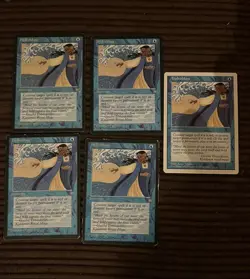 MTG Card. Hydroblast x5 (4 ice age, 1 fifth edition). see pictures - Image 3