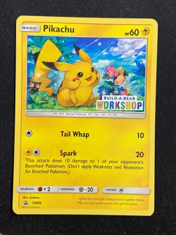 Pikachu - SM86 Build A Bear Workshop Black Star Promo Card (Pokemon) Non Holo - Image 1
