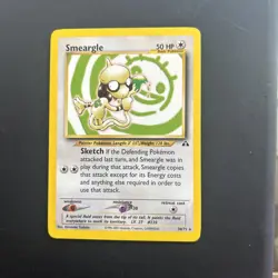 Pokemon TCG Smeargle Neo Discovery 30/75 Regular Unlimited Rare - Image 1