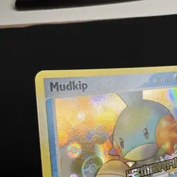 Mudkip Reverse Holo 56/106 EX Emerald Pokemon Card Stamped - Image 3