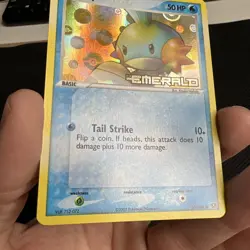 Mudkip Reverse Holo 56/106 EX Emerald Pokemon Card Stamped - Image 4
