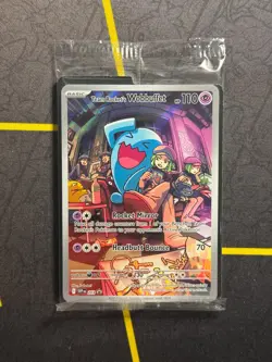 Team Rocket's Wobbuffet 203 Promo Pokemon Destined Rivals ETB Promo Sealed - C - Image 1