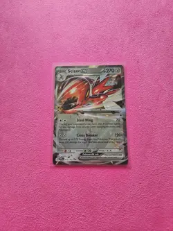 Pokemon TCG Scizor EX Scarlet Violet-Temporal Forces 111/162 Holo Double Rare - Image 1