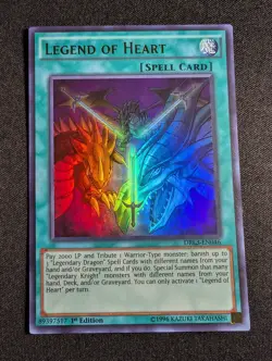 Yugioh - Legend of Heart DRL3-EN046 1st Edition Ultra Rare NM - Image 1