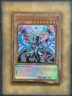 Yugioh Chaos Dragon Levianeer MAGO-EN017 Gold Rare SOFU Art 1st Ed NM - Image 1